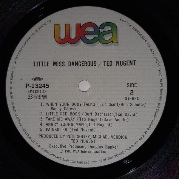 Ted Nugent - Little Miss Dangerous (Vinyl, LP, Album) Very Good Plus (VG+) / Very Good (VG)