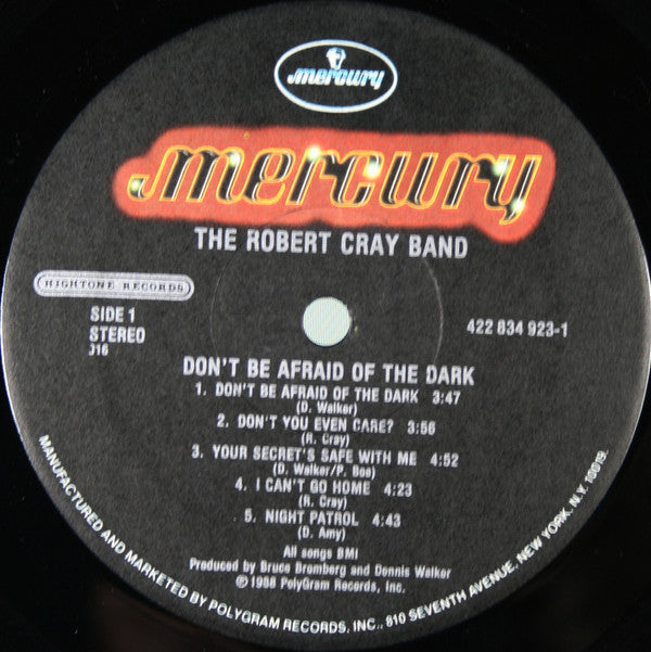 The Robert Cray Band - Don't Be Afraid Of The Dark (Vinyl, LP, Album) Very Good (VG) / Very Good (VG)