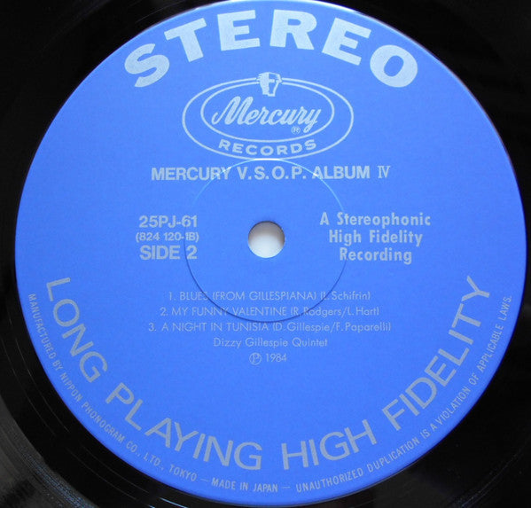Various - Mercury 40th Anniversary VSOP Album (4xVinyl, Vinyl, Box Set, LP, Album, Numbered, Stereo, Mono, 7", Stereo) Near Mint (NM or M-) / Very Good Plus (VG+)