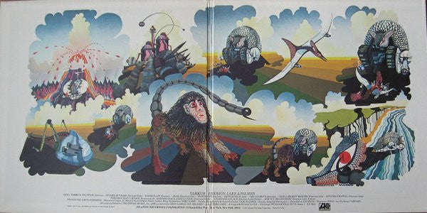 Emerson, Lake & Palmer - Tarkus (Vinyl, LP, Album, Reissue, Stereo) Very Good (VG) / Good Plus (G+)