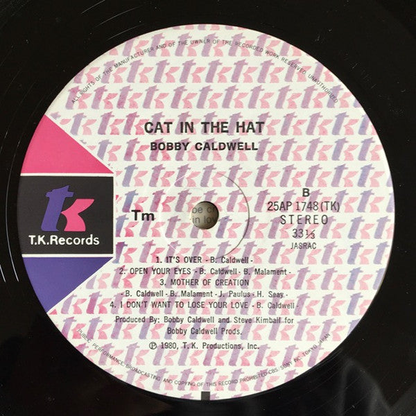 Bobby Caldwell - Cat In The Hat = ロマンティック・キャット (Vinyl, LP, Album, S...