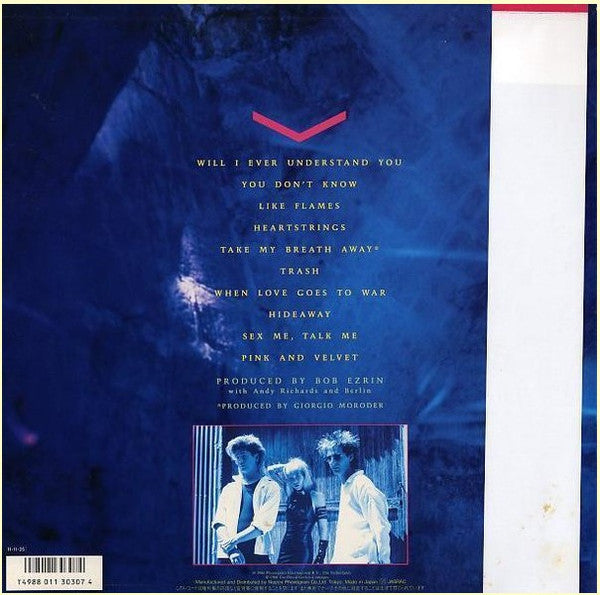Berlin - Count Three & Pray (Vinyl, LP, Album) Very Good (VG) / Very Good Plus (VG+)