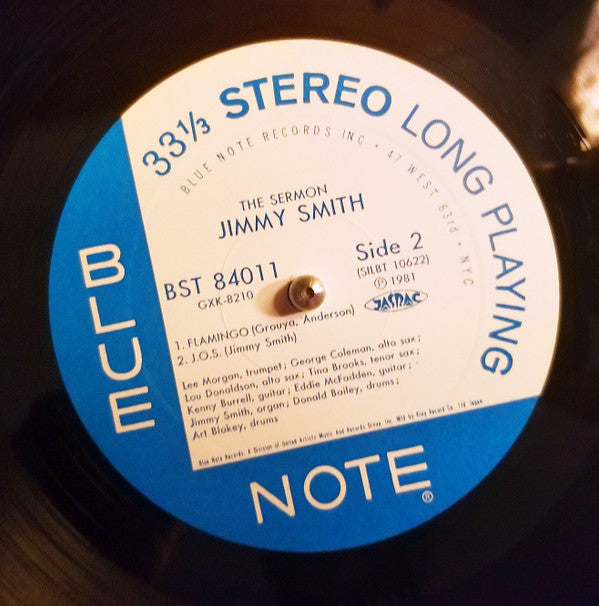 Jimmy Smith - The Sermon! (Vinyl, LP, Album, Reissue, Stereo) Very Good Plus (VG+) / Very Good Plus (VG+)