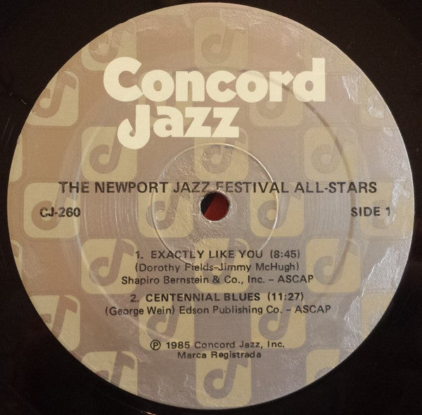 The Newport Jazz Festival All-Stars - The Newport Jazz Festival All-Stars (2xVinyl, LP, Album) Very Good (VG) / Very Good Plus (VG+)