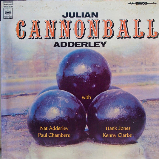 Cannonball Adderley - Presenting "Cannonball" (Vinyl, LP, Album, Reissue, Mono) Very Good Plus (VG+) / Very Good (VG)
