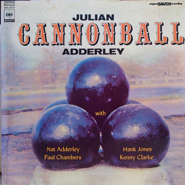 Cannonball Adderley - Presenting "Cannonball" (Vinyl, LP, Album, Reissue, Mono) Very Good (VG) / Very Good (VG)