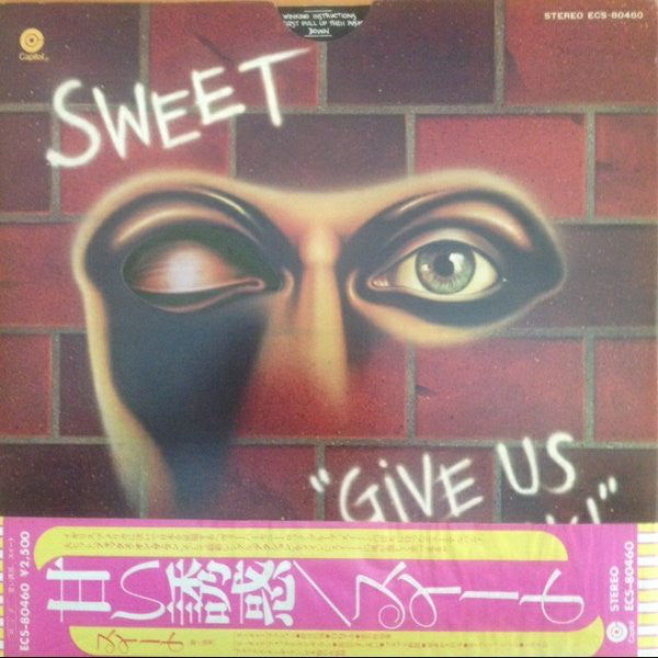 The Sweet - Give Us A Wink (Vinyl, LP, Album, Promo) Very Good (VG) / Very Good Plus (VG+)