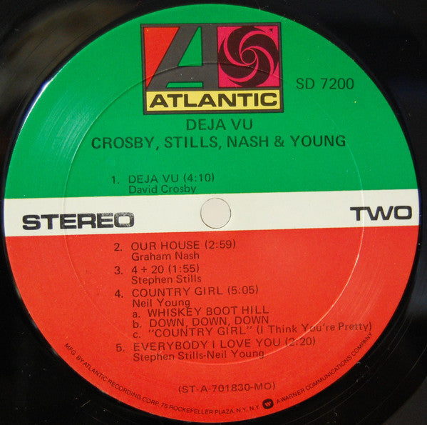 Crosby, Stills, Nash & Young - Déjà Vu (Vinyl, LP, Album, Reissue) Near Mint (NM or M-) / Near Mint (NM or M-)