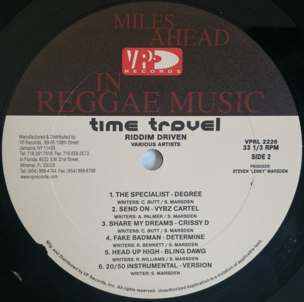 Various - Time Travel (Vinyl, LP, Compilation) Very Good (VG) / Very Good (VG)