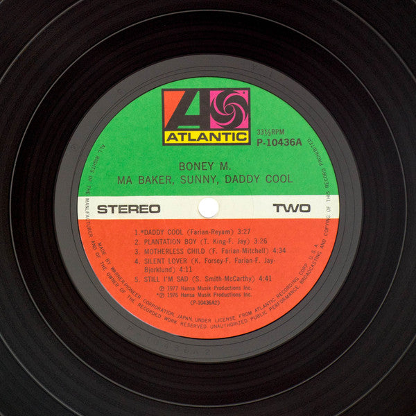 Boney M. - Ma Baker, Sunny, Daddy Cool (Vinyl, LP, Album) Very Good Plus (VG+) / Very Good (VG)