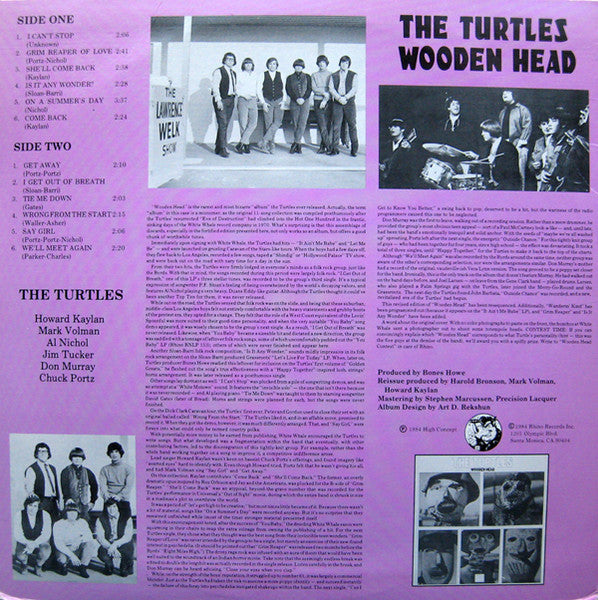 The Turtles - Wooden Head (Vinyl, LP, Album, Compilation, Reissue)
