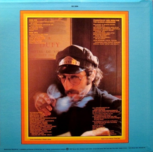 Leon Redbone - On The Track (Vinyl, LP, Album) Very Good (VG) / Very Good Plus (VG+)
