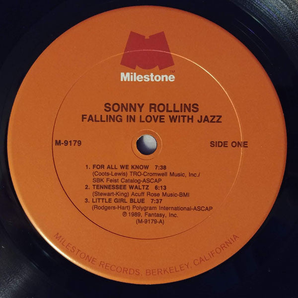 Sonny Rollins - Falling In Love With Jazz (Vinyl, LP, Album)