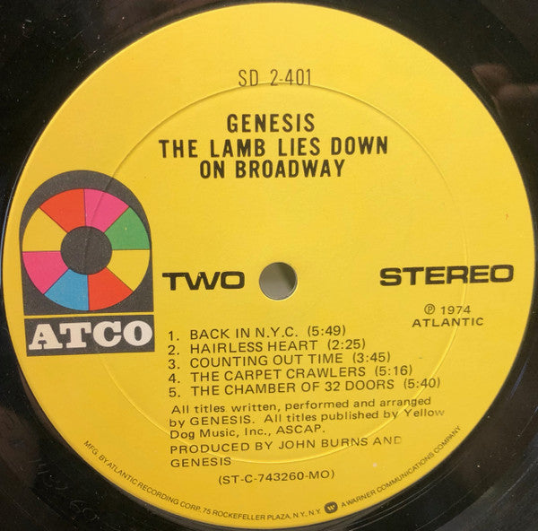 Genesis - The Lamb Lies Down On Broadway (2xVinyl, LP, Album, Repress) Very Good Plus (VG+) / Good Plus (G+)