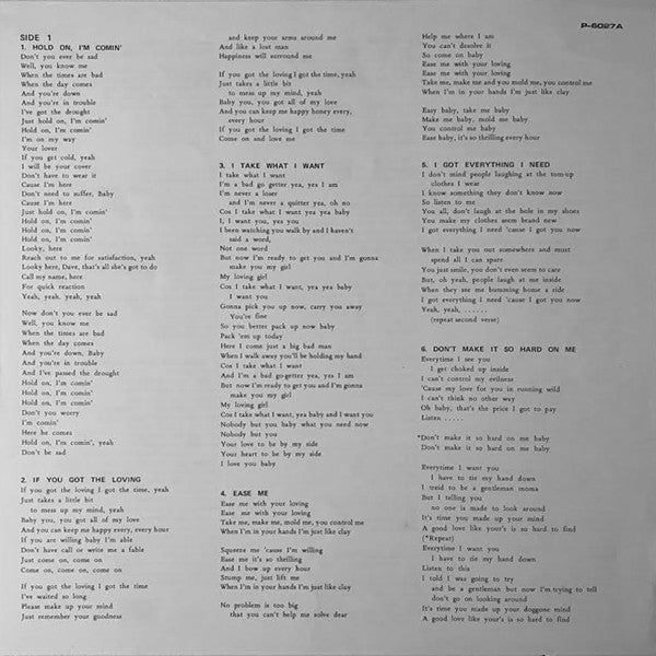 Sam & Dave - Hold On, I'm Comin' (Vinyl, LP, Album, Reissue, Stereo)