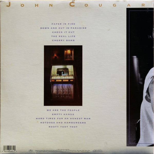 John Cougar Mellencamp - The Lonesome Jubilee (Vinyl, LP, Album) Very Good Plus (VG+) / Very Good Plus (VG+)