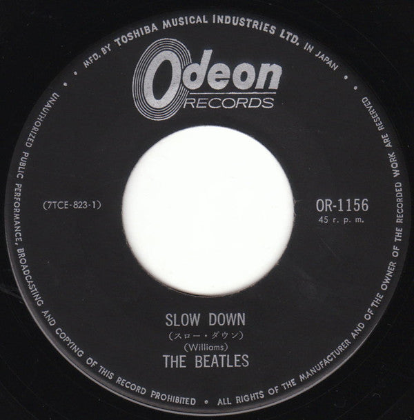 The Beatles - マッチ・ボックス = Matchbox / スロー・ダウン = Slow Down (Vinyl, 7",...