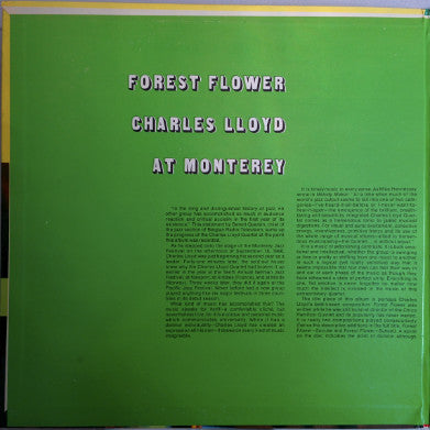 Charles Lloyd - Forest Flower (Vinyl, LP, Album, Stereo)