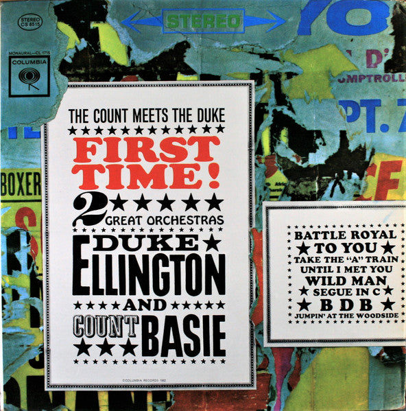 Duke Ellington - First Time! (The Count Meets The Duke) (Vinyl, LP, Album, Reissue, Stereo) Very Good (VG) / Very Good (VG)