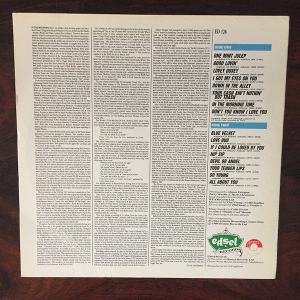 The Clovers - Five Cool Cats (Vinyl, LP, Compilation, Mono) Very Good Plus (VG+) / Very Good (VG)