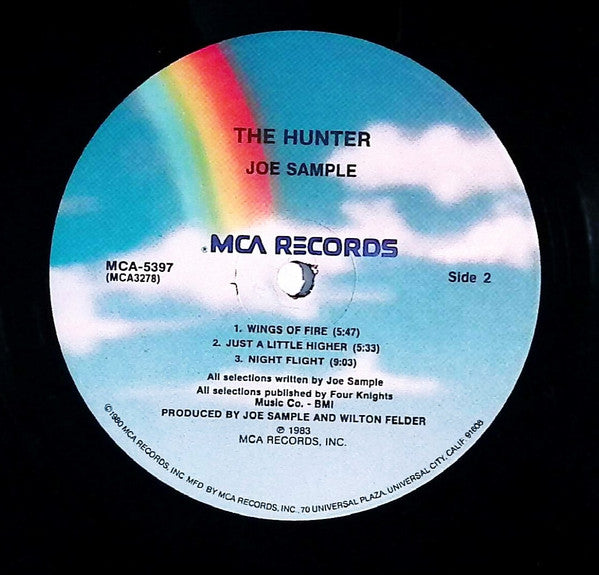 Joe Sample - The Hunter (Vinyl, LP, Album) Very Good Plus (VG+) / Very Good Plus (VG+)