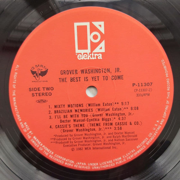 Grover Washington, Jr. - The Best Is Yet To Come (Vinyl, LP, Album)