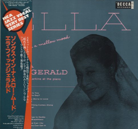 Ella Fitzgerald - Ella - Songs In A Mellow Mood (Vinyl, LP, Album, Reissue, Mono) Very Good Plus (VG+) / Very Good Plus (VG+)