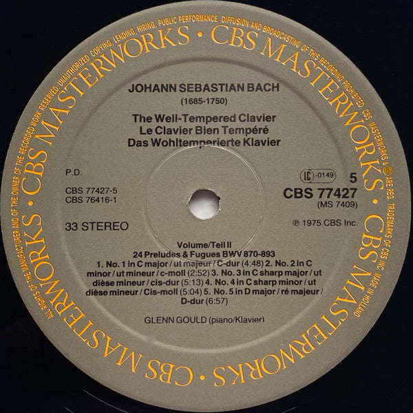 Johann Sebastian Bach - Das Wohltemperierte Klavier BWV 846-893 = T...