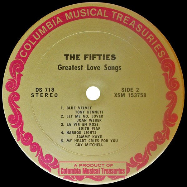 Various - The 50's Greatest Love Songs / The 50's Golden Hits To Remember (2xVinyl, LP, Compilation) Very Good Plus (VG+) / Very Good (VG)