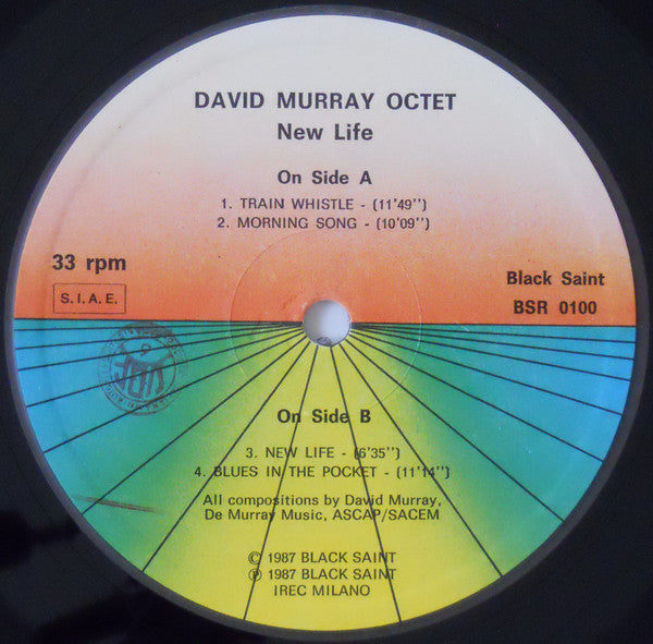David Murray Octet - New Life (Vinyl, LP, Album) Very Good (VG) / Very Good Plus (VG+)