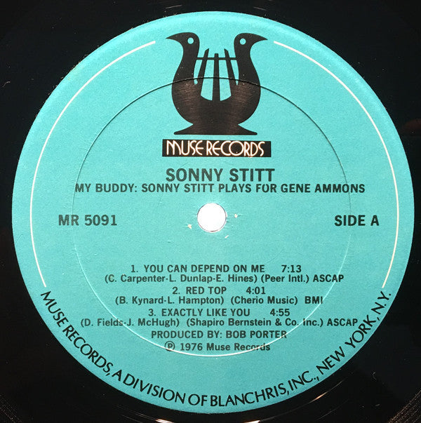 Sonny Stitt - "My Buddy" (Sonny Stitt Plays For Gene Ammons) (Vinyl...