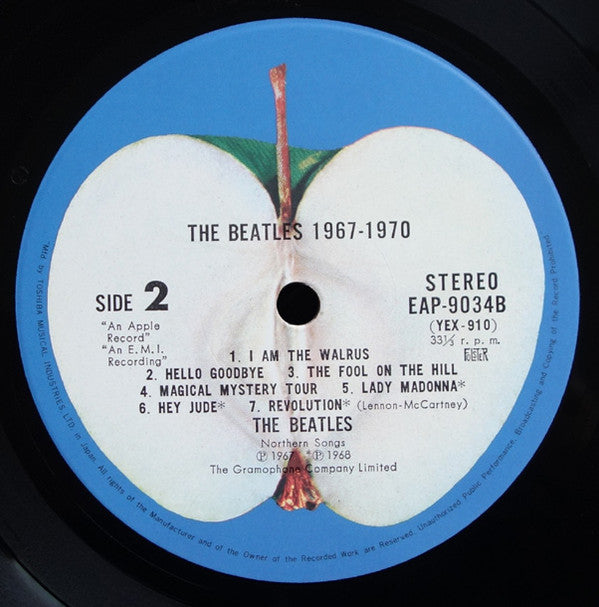 The Beatles - 1967-1970 (2xVinyl, LP, Compilation, Stereo) Very Good (VG) / Very Good (VG)