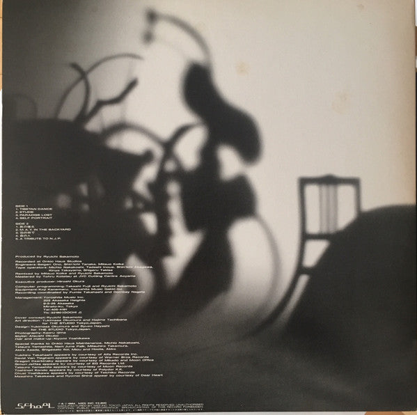 Ryuichi Sakamoto - 音楽図鑑 (LP, Album, Stereo, 12", Single, Stereo) - Very Good (VG) / Good Plus (G+)