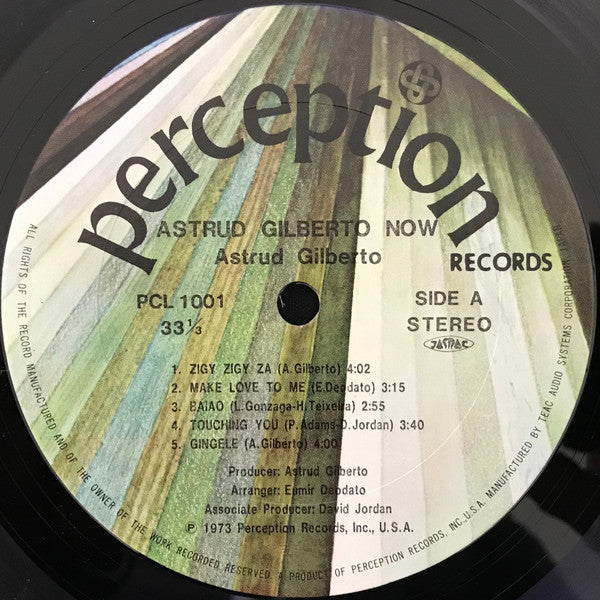 Astrud Gilberto - Now (Vinyl, LP, Album) Near Mint (NM or M-) / Very Good (VG)