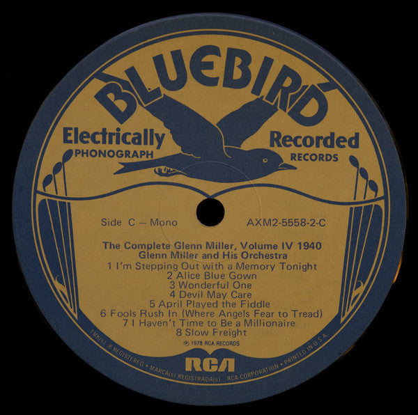 Glenn Miller - The Complete Glenn Miller Volume IV - 1940 (2xVinyl, LP, Compilation, Mono) Very Good (VG) / Very Good (VG)