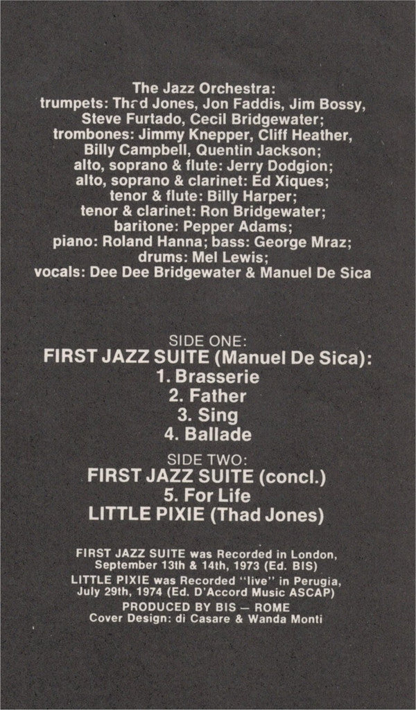 Thad Jones & Mel Lewis - First Jazz Suite (Vinyl, LP, Album) Very Good Plus (VG+) / Very Good (VG)