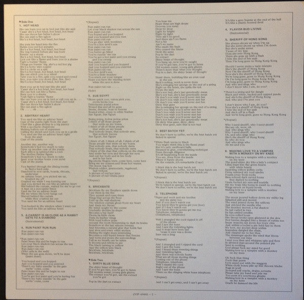 Captain Beefheart - Doc At The Radar Station = 美は乱調にあり (Vinyl, LP, Album) Very Good Plus (VG+) / Very Good (VG)
