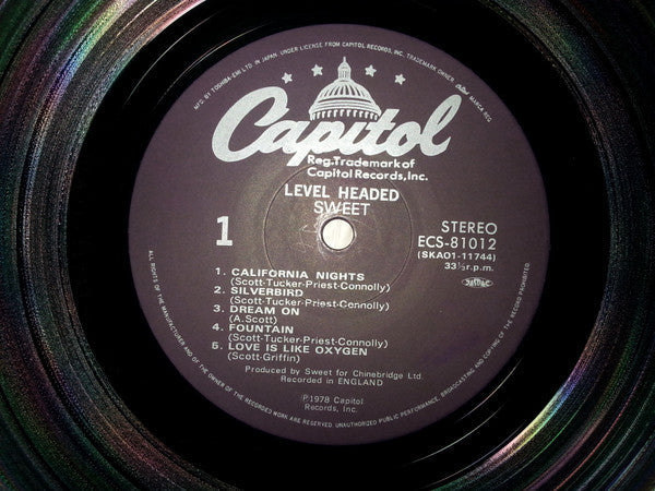 The Sweet - Level Headed (Vinyl, LP, Album)