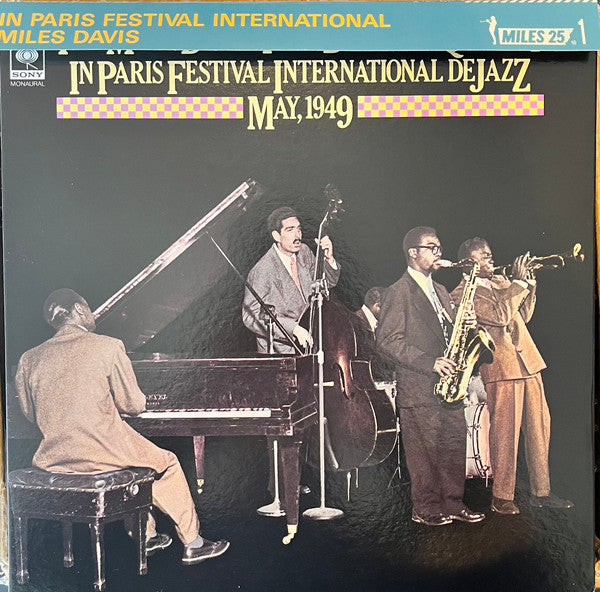 Miles Davis-Tadd Dameron Quintet - In Paris Festival International De Jazz - May, 1949 (Vinyl, LP, Album, Mono, Reissue) Very Good Plus (VG+) / Very Good (VG)