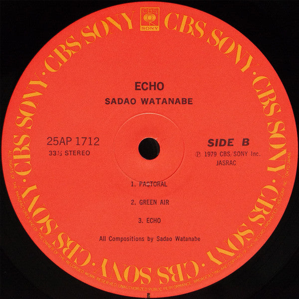 Sadao Watanabe - Echo (Vinyl, LP, Compilation)