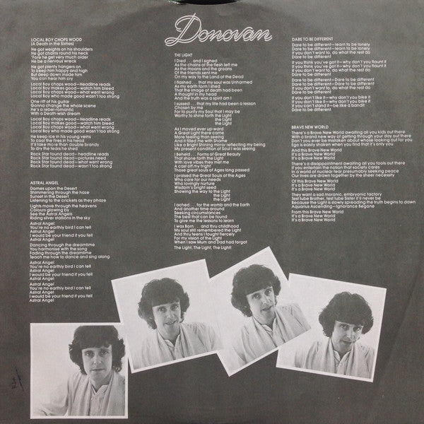 Donovan - Donovan (Vinyl, LP, Album) Very Good (VG) / Good Plus (G+)