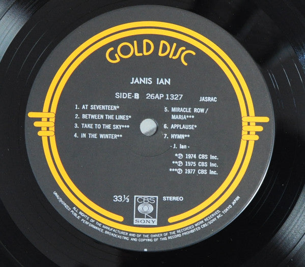Janis Ian - Gold Disc (Vinyl, LP, Compilation) Near Mint (NM or M-) / Very Good Plus (VG+)