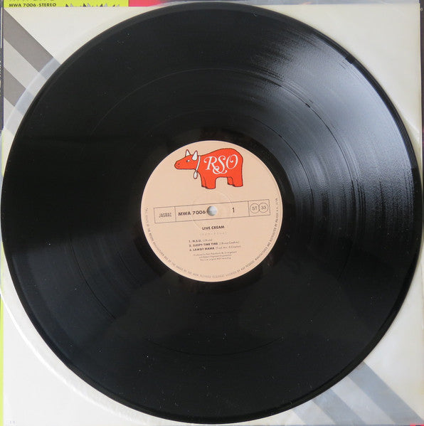Cream (2) - Live Cream (Vinyl, LP, Album) Very Good (VG) / Very Good (VG)