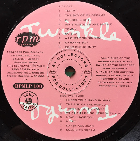 Twinkle (3) - Golden Lights (Vinyl, LP, Compilation) Good Plus (G+) / Very Good (VG)