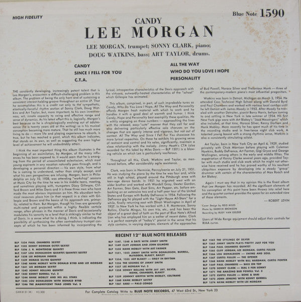Lee Morgan - Candy (Vinyl, LP, Album, Mono, Reissue)