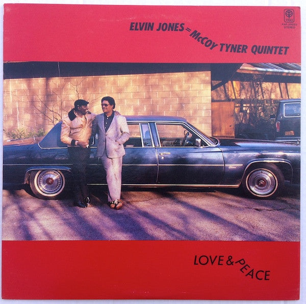 Elvin Jones McCoy Tyner Quintet - Love & Peace (Vinyl, LP, Album) Very Good Plus (VG+) / Very Good Plus (VG+)