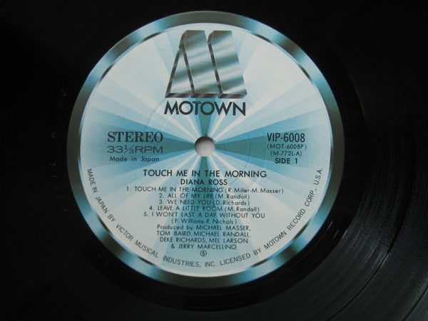 Diana Ross - Touch Me In The Morning (Vinyl, LP, Album, Reissue, St...