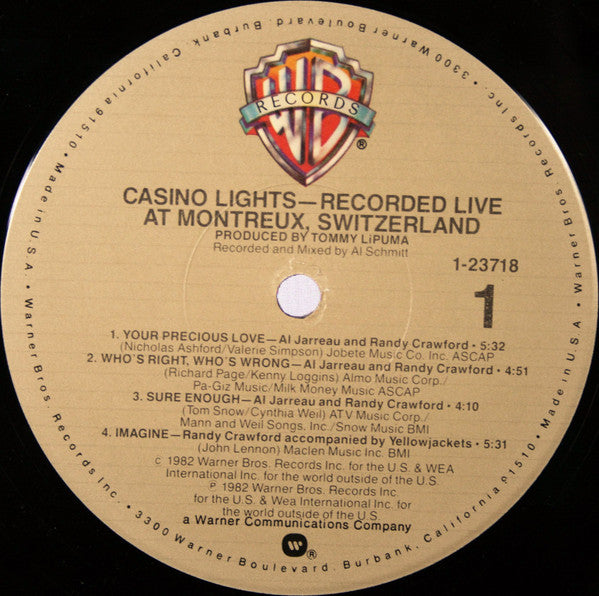Various - Casino Lights (Vinyl, LP, Album) Very Good (VG) / Good Plus (G+)