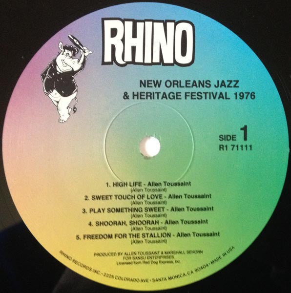 Various - New Orleans Jazz And Heritage Festival 1976 (2xVinyl, LP, Album, Reissue, Remastered) Good Plus (G+) / Good Plus (G+)