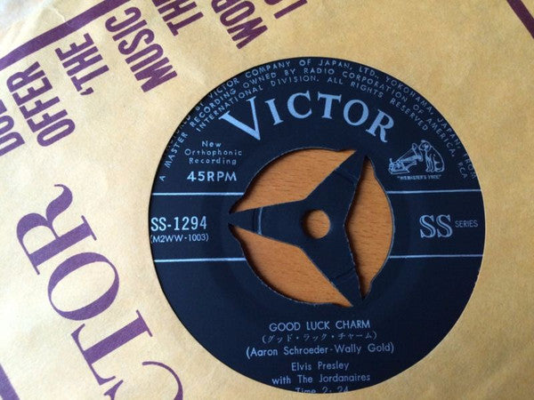 Elvis Presley - Good Luck Charm (Vinyl, 7", 45 RPM, Single)